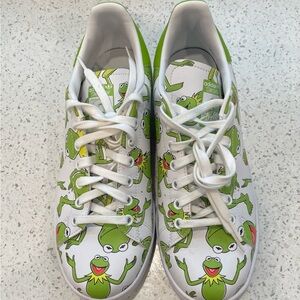 adidas The Muppets x Stan Smith 'Kermit The Frog Allover Print'